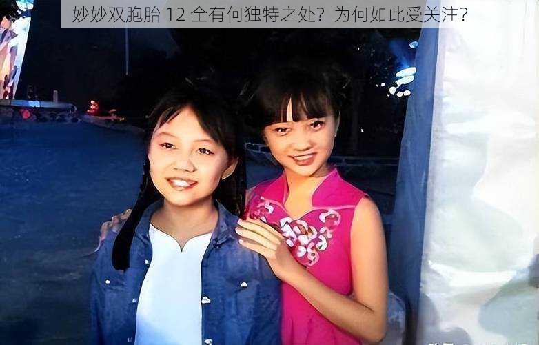 妙妙双胞胎 12 全有何独特之处?为何如此受关注?